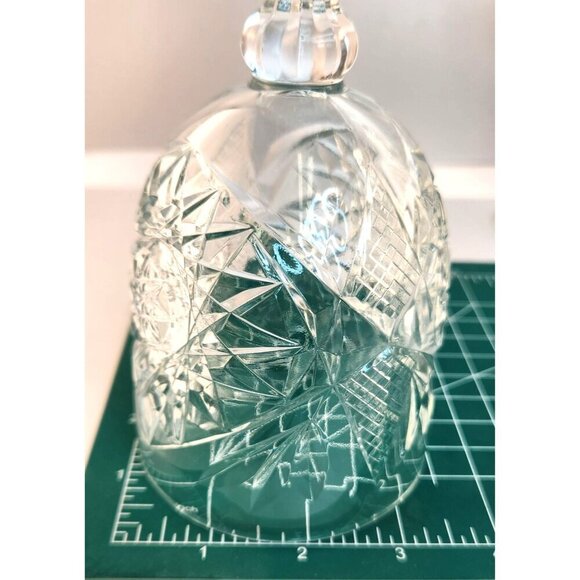 Libbey HOBSTAR Clear Pressed Vintage Star of David 10 Oz Tall Footed Water Goble - Picture 5 of 10